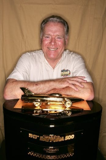 DAYTONA, FL - JULY 05: Buddy Baker, Daytona 500 winner, poses prior to practice for the NASCAR Nextel Cup Series Pepsi 400 at Daytona International Speedway on July 5, 2007 in Daytona, Florida. (Photo by Marc Serota/Getty Images for NASCAR) | Getty Images