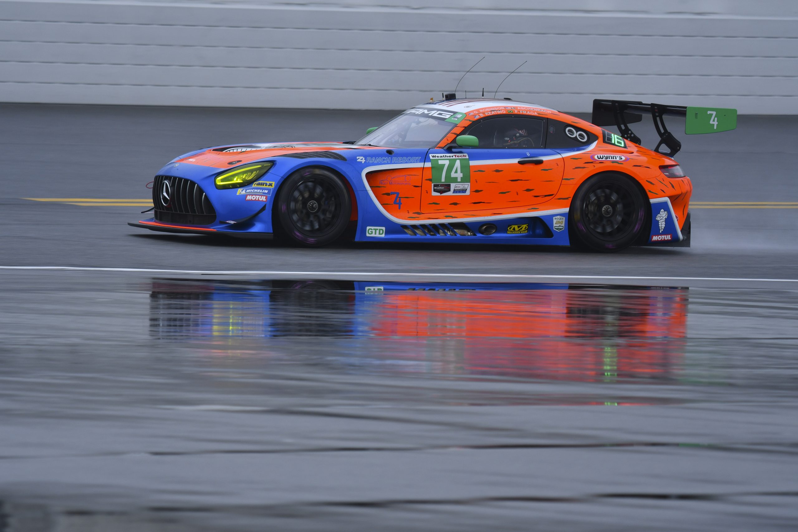 #74 Riley Motorsports Mercedes-AMG GT3, GTD: Lawson Aschenbach, Ben Keating, Gar Robinson, Felipe Fraga
