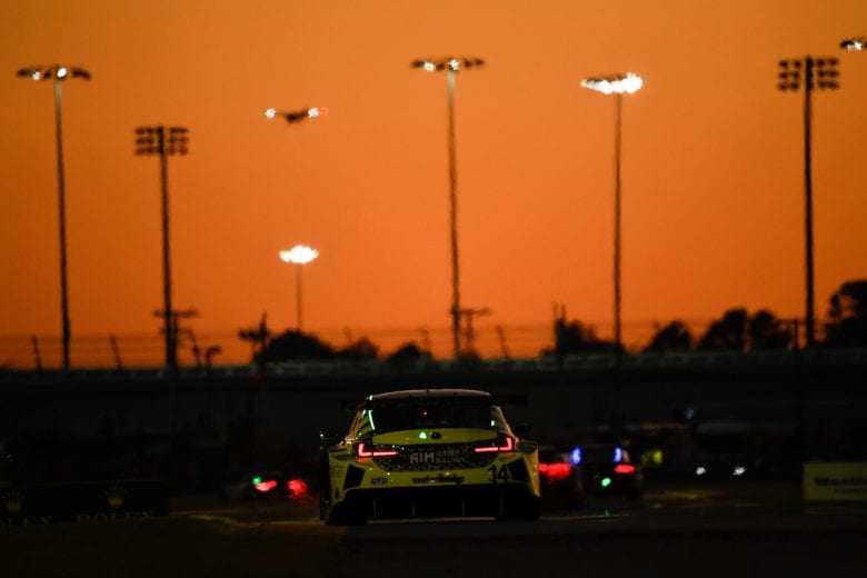 #14 AIM Vasser Sullivan Lexus RC-F GT3, GTD: Parker Chase, Jack Hawksworth, Michael De Quesada, Kyle Busch