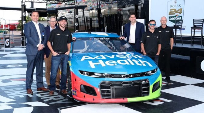 Featured image for AdventHealth grows partnership with Chip Ganassi Racing and Kyle Larson; adds Ross Chastain for two races