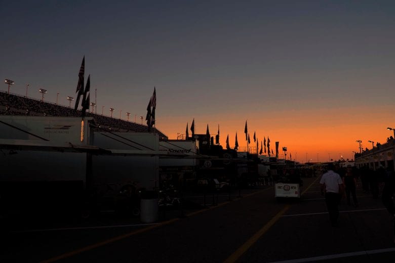 Infield sunset