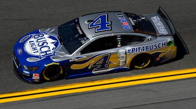 Featured Image for Beat Harvick’s pit stop for a chance to win a new sports car with Busch Beer paint scheme
