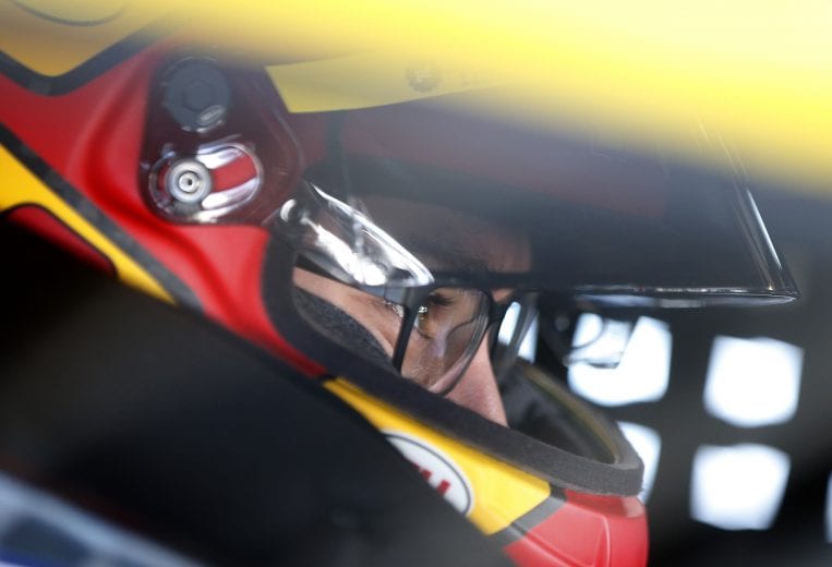 DAYTONA BEACH, FLORIDA - FEBRUARY 08: Joey Logano, driver of the #22 Shell Pennzoil Ford, sits in his car during practice for the NASCAR Cup Series 62nd Annual Daytona 500 at Daytona International Speedway on February 08, 2020 in Daytona Beach, Florida. (Photo by Brian Lawdermilk/Getty Images) | Getty Images