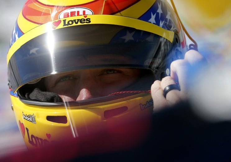DAYTONA BEACH, FLORIDA - FEBRUARY 09: Michael McDowell, driver of the #34 Love's Travel Stops Ford, stands on the grid  during qualifying for the NASCAR Cup Series 62nd Annual Daytona 500 at Daytona International Speedway on February 09, 2020 in Daytona Beach, Florida. (Photo by Brian Lawdermilk/Getty Images) | Getty Images