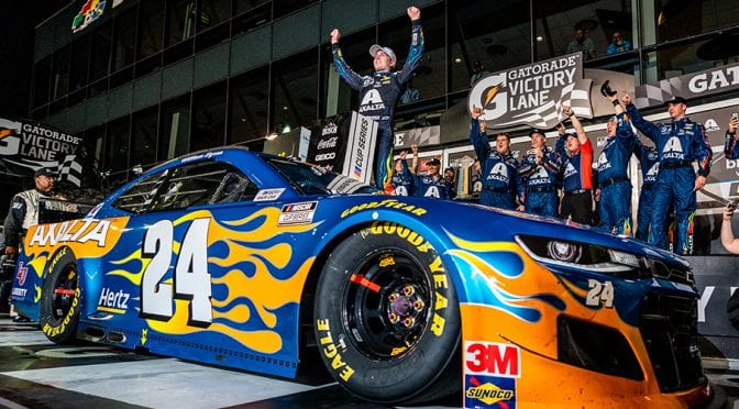 Featured image for Logano, Byron win Bluegreen Vacations Duel races at Daytona