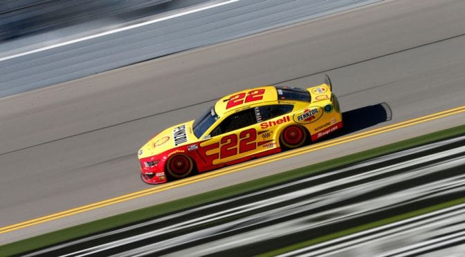 Joey Logano leads final practice for the 62nd running of the Daytona 500