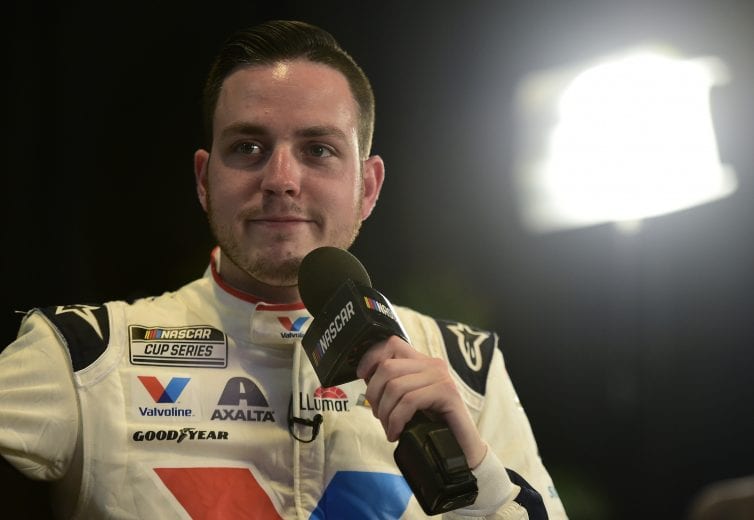 DAYTONA BEACH, FLORIDA - FEBRUARY 12: Alex Bowman, driver of the #88 Valvoline Chevrolet, speaks with the media during the NASCAR Cup Series 62nd Annual Daytona 500 Media Day at Daytona International Speedway on February 12, 2020 in Daytona Beach, Florida. (Photo by Jared C. Tilton/Getty Images) | Getty Images