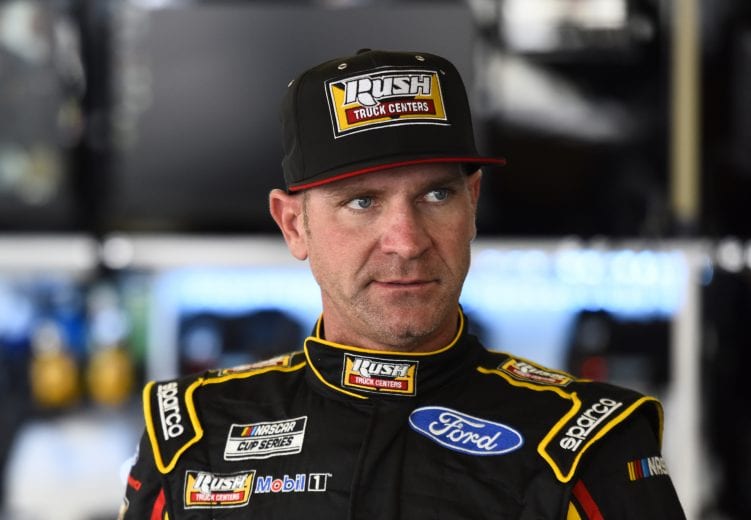 DAYTONA BEACH, FLORIDA - FEBRUARY 15: Clint Bowyer, driver of the #14 Rush/Mobil 1 Ford, stands in the garage area during practice for the NASCAR Cup Series 62nd Annual Daytona 500 at Daytona International Speedway on February 15, 2020 in Daytona Beach, Florida. (Photo by Jared C. Tilton/Getty Images) | Getty Images