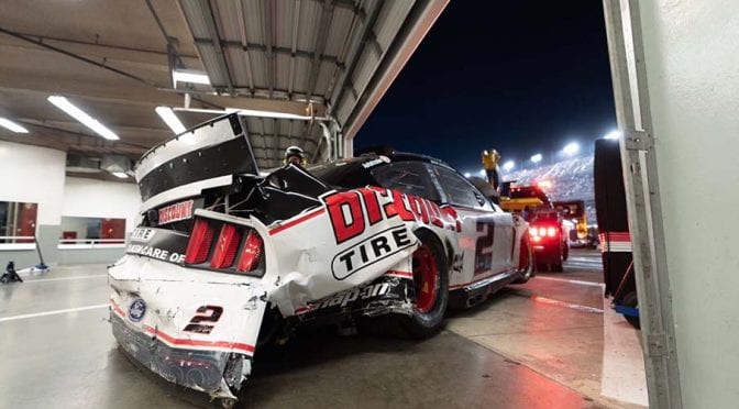 ‘Big One’ rears its head late in Daytona 500 knocking Keselowski, Johnson out