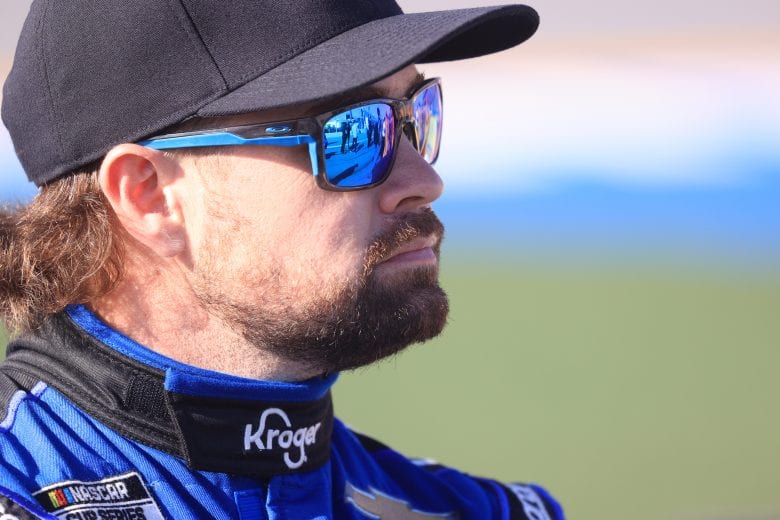DAYTONA BEACH, FLORIDA - FEBRUARY 17: Ricky Stenhouse Jr., driver of the #47 Kroger Chevrolet, stands on the grid during the NASCAR Cup Series 62nd Annual Daytona 500 at Daytona International Speedway on February 17, 2020 in Daytona Beach, Florida. (Photo by Chris Graythen/Getty Images) | Getty Images