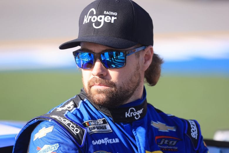 DAYTONA BEACH, FLORIDA - FEBRUARY 17: Ricky Stenhouse Jr., driver of the #47 Kroger Chevrolet, stands on the grid during the NASCAR Cup Series 62nd Annual Daytona 500 at Daytona International Speedway on February 17, 2020 in Daytona Beach, Florida. (Photo by Chris Graythen/Getty Images) | Getty Images