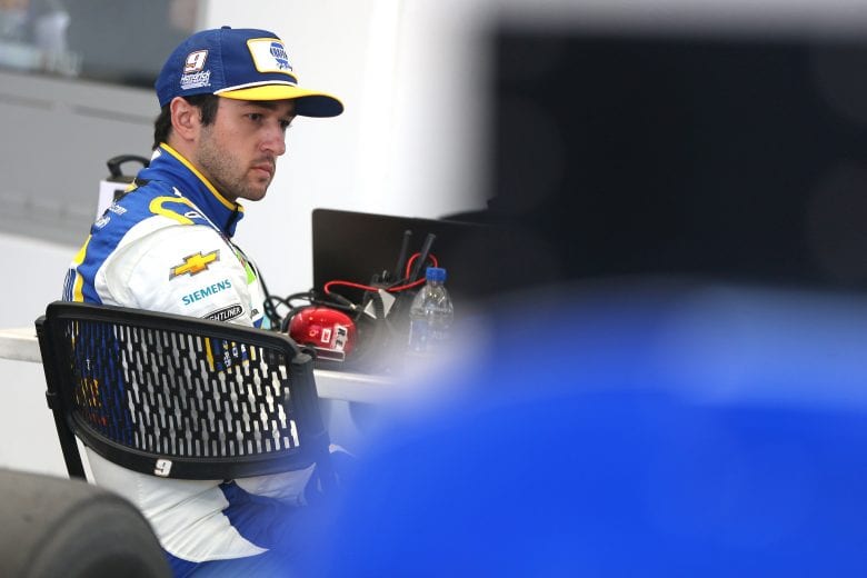 LAS VEGAS, NEVADA - FEBRUARY 21: Chase Elliott, driver of the #9 NAPA Auto Parts Chevrolet, sits by his car during practice for NASCAR Cup Series Penzoil 400 presented by Jiffy Lube at Las Vegas Motor Speedway on February 21, 2020 in Las Vegas, Nevada. (Photo by Matt Sullivan/Getty Images) | Getty Images