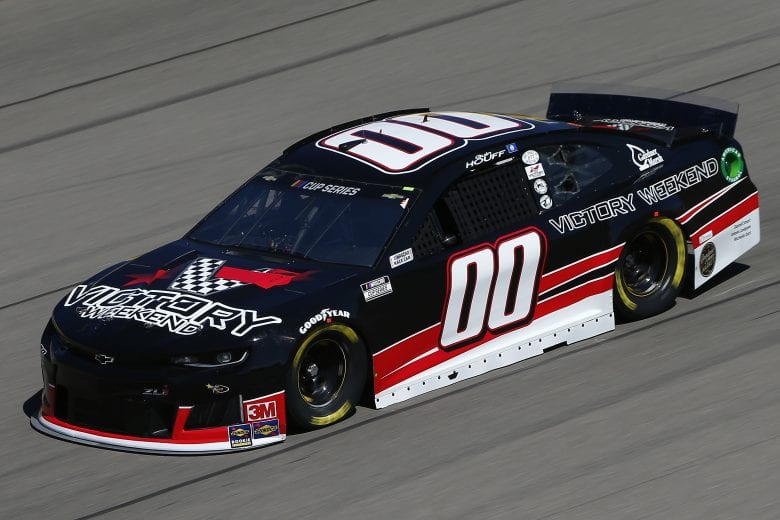 LAS VEGAS, NEVADA - FEBRUARY 21:  Quin Houff, driver of the #00 Victory Weekend Chevrolet, drives during practice for the NASCAR Cup Series at Las Vegas Motor Speedway on February 21, 2020 in Las Vegas, Nevada. (Photo by Jonathan Ferrey/Getty Images) | Getty Images