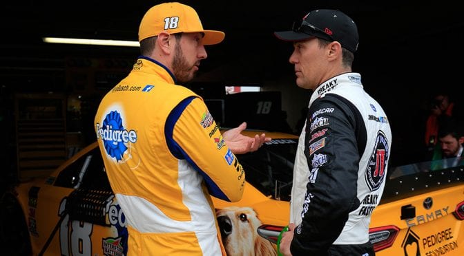 Featured image for Kyle Busch on Kevin Harvick’s Gander Trucks bounty: ‘Bring it’