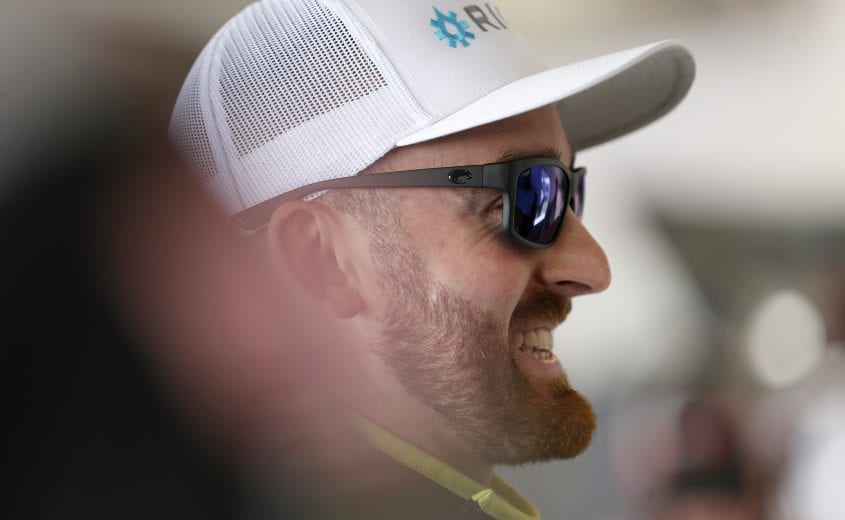 DAYTONA BEACH, FLORIDA - FEBRUARY 08: Austin Dillon, driver of the #3 Symbicort/Rig Up Chevrolet, stands in the garage area during practice for the NASCAR Cup Series Busch Clash at Daytona International Speedway on February 08, 2020 in Daytona Beach, Florida. (Photo by Brian Lawdermilk/Getty Images) | Getty Images