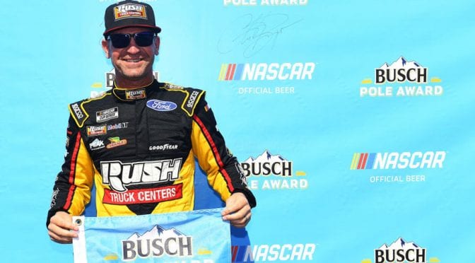 Featured Image for Bowyer scores Busch Pole Award in Fontana