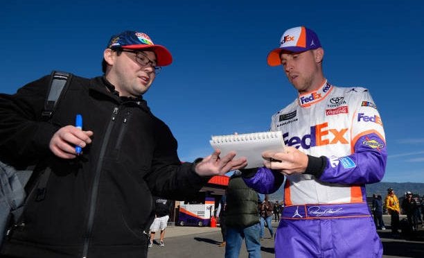 Featured Image for Denny Hamlin drives No. 11 Toyota Camry to sixth-place finish at Auto Club Speedway