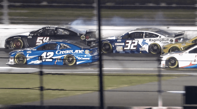Featured Image for MotorTrend app: Corey LaJoie, crew fume after Daytona Duel incident