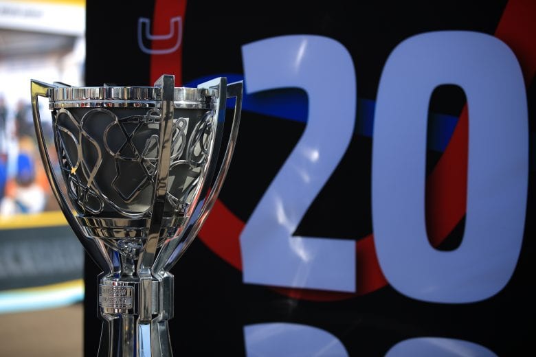 AVONDALE, ARIZONA - MARCH 06: Phoenix Raceway president Julie Giese unveils the new logo for Championship Weekend at Phoenix at Phoenix Raceway on March 06, 2020 in Avondale, Arizona. (Photo by Chris Graythen/Getty Images) | Getty Images