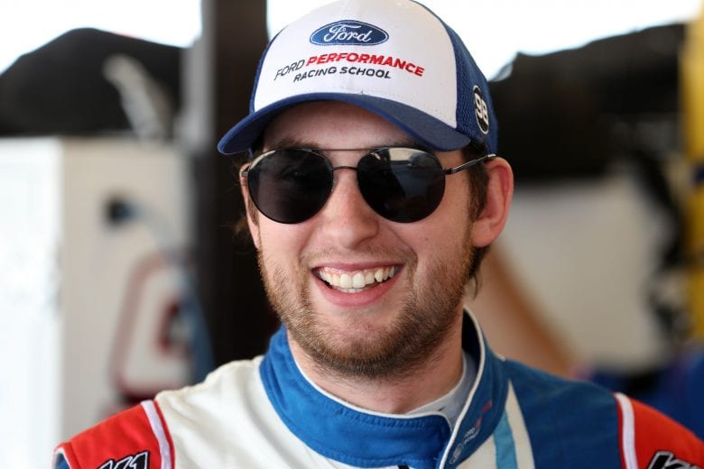 AVONDALE, ARIZONA - MARCH 06: Chase Briscoe, driver of the #98 Ford Performance Racing School Ford, stands in the garage area during practice for the NASCAR Xfinity Series LS Tractor 200 at Phoenix Raceway on March 06, 2020 in Avondale, Arizona. (Photo by Chris Graythen/Getty Images) | Getty Images