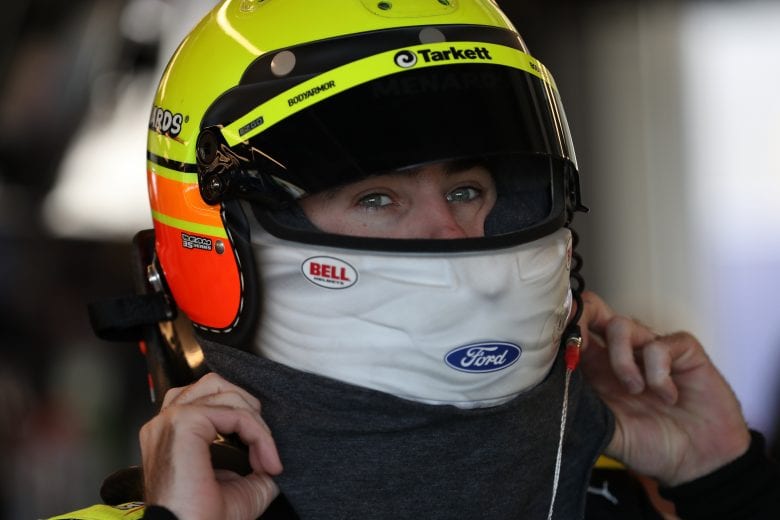 AVONDALE, ARIZONA - MARCH 06: Ryan Blaney, driver of the #12 Menards/Tarkett Ford, stands in the garage area during practice for the NASCAR Cup Series FanShield 500 at Phoenix Raceway on March 06, 2020 in Avondale, Arizona. (Photo by Chris Graythen/Getty Images) | Getty Images