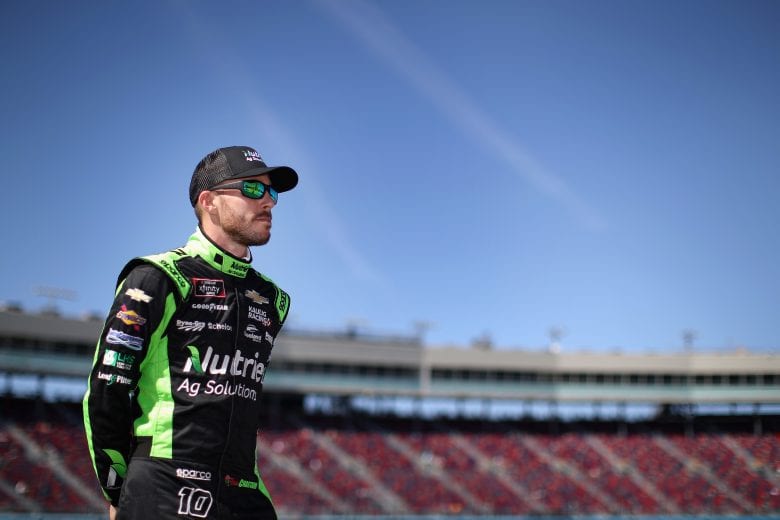 AVONDALE, ARIZONA - MARCH 07: Ross Chastain, driver of the #10 Nutrien Ag Solutions Chevrolet, stands on the grid during qualifying for the NASCAR Xfinity Series LS Tractor 200 at Phoenix Raceway on March 07, 2020 in Avondale, Arizona. (Photo by Christian Petersen/Getty Images) | Getty Images