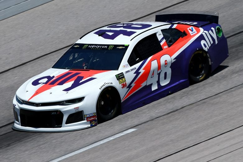 DARLINGTON, SOUTH CAROLINA - AUGUST 30: Jimmie Johnson, driver of the #48 Ally Throwback Chevrolet, practices for the Monster Energy NASCAR Cup Series Bojangles' Southern 500 at Darlington Raceway on August 30, 2019 in Darlington, South Carolina. (Photo by Sean Gardner/Getty Images) | Getty Images