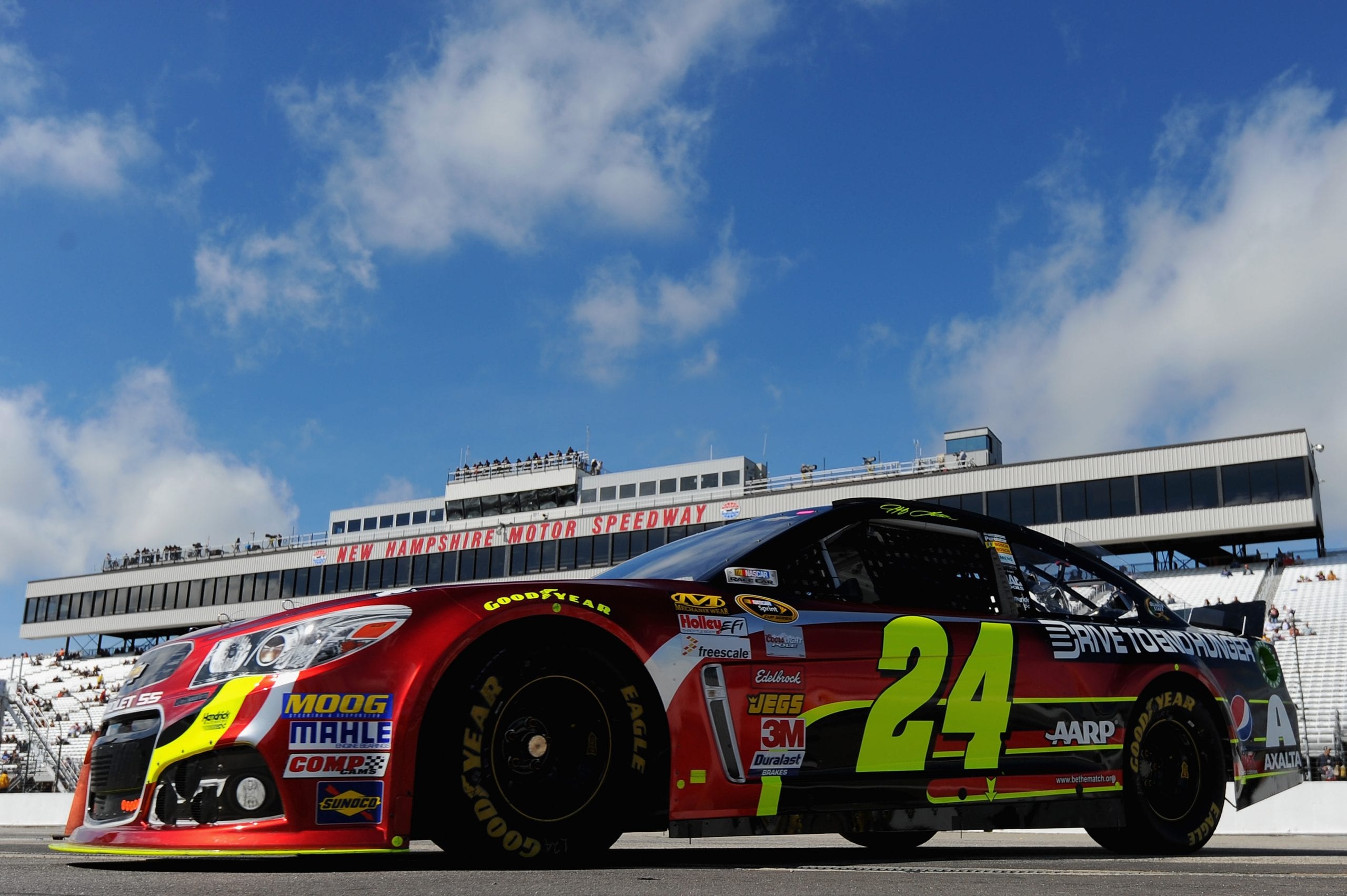 Top 10 lap leaders at New Hampshire Motor Speedway NASCAR