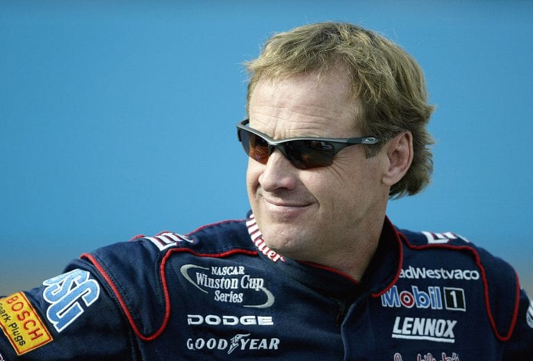 PHOENIX, AZ - OCTOBER 31: Rusty Wallace waits to qualify his #2 Penske Racing Dodge during the NASCAR Winston Cup Checker Auto Parts 500 on October 31, 2003 at Phoenix International Raceway in Phoenix, Arizona. (Photo by Jon Ferrey/Getty Images) | Getty Images