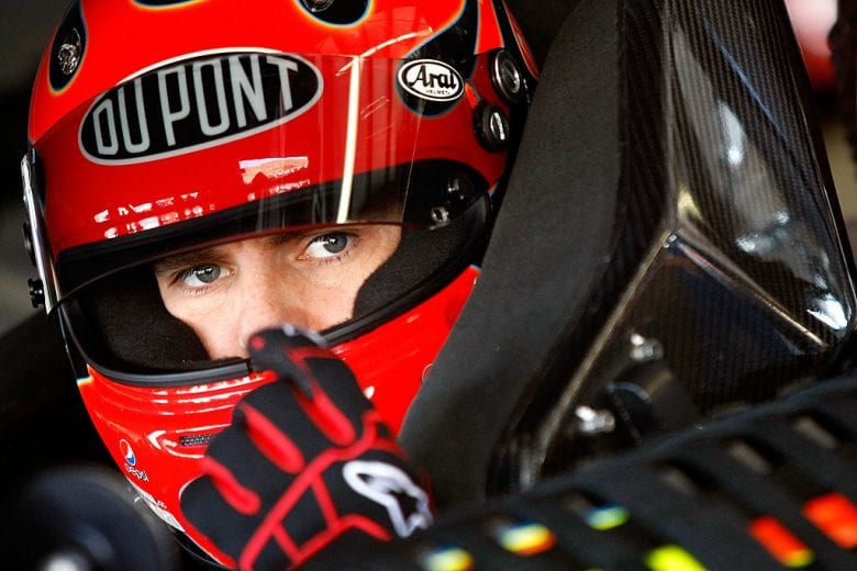 SONOMA, CA - JUNE 20: Jeff Gordon, driver of the #24 DuPont Chevrolet, prepares to drive during practice for the NASCAR Sprint Cup Series Toyota/Save Mart 350 at the Infineon Raceway on June 20, 2009 in Sonoma, California. (Photo by Jonathan Ferrey/Getty Images) | Getty Images
