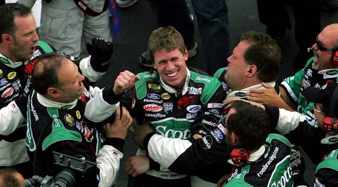 Featured image for Rewatch Carl Edwards’ first back-flipping Cup win
