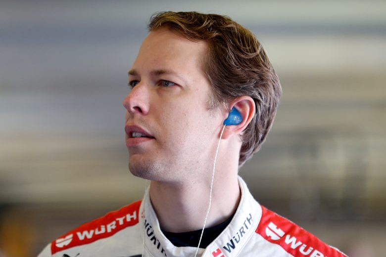 FORT WORTH, TX - NOVEMBER 02:  Brad Keselowski, driver of the #2 Wurth Ford, stands in the garage area during practice for the Monster Energy NASCAR Cup Series AAA Texas 500 at Texas Motor Speedway on November 2, 2018 in Fort Worth, Texas.  (Photo by Brian Lawdermilk/Getty Images) | Getty Images
