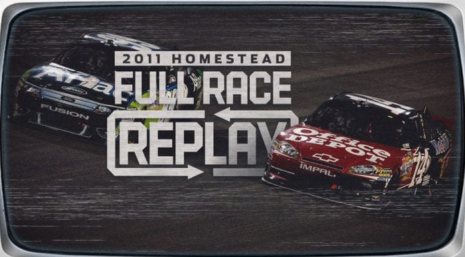 Rewatch Tony Stewart’s 2011 win at Homestead-Miami Speedway