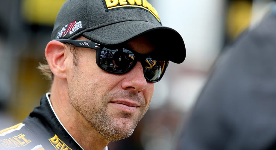 BRISTOL, TN - AUGUST 18: Matt Kenseth, driver of the #20 DEWALT/Flexvolt Toyota, stands by his car during practice for the Monster Energy NASCAR Cup Series Bass Pro Shops NRA Night Race at Bristol Motor Speedway on August 18, 2017 in Bristol, Tennessee. (Photo by Jerry Markland/Getty Images) | Getty Images