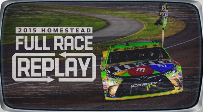 Rewatch Kyle Busch’s 2015 Miami title win