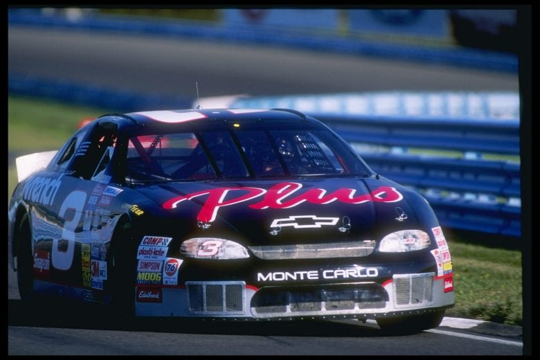 9 Aug 1997: Dale Earnhardt in action during the NASCAR Bud at the Glen at Watkins Glen International Speedway in Watkins Glen, New York. Mandatory Credit: Craig Jones /Allsport