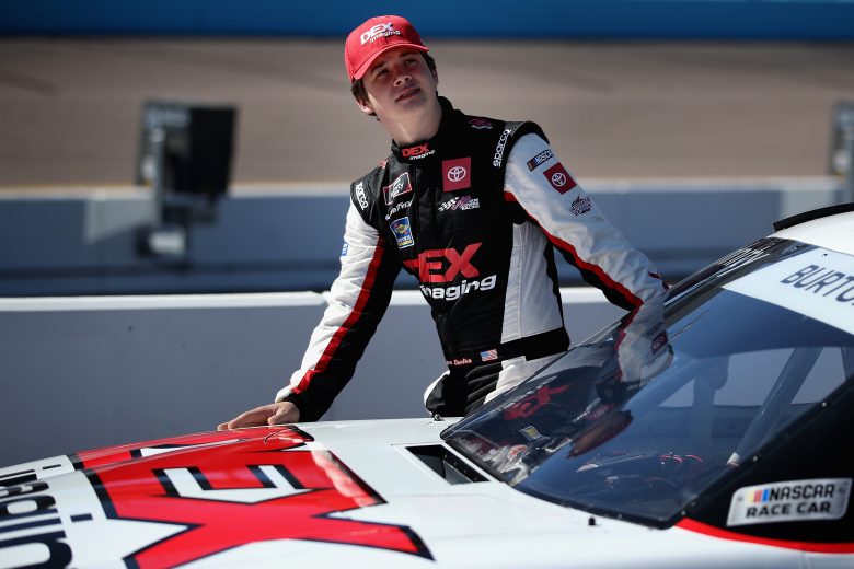 AVONDALE, ARIZONA - MARCH 07:  Harrison Burton, driver of the #20 Dex Imaging Toyota, walks with his car during qualifying to the NASCAR Xfinity Series LS Tractor 200 at Phoenix Raceway on March 07, 2020 in Avondale, Arizona. (Photo by Christian Petersen/Getty Images) | Getty Images