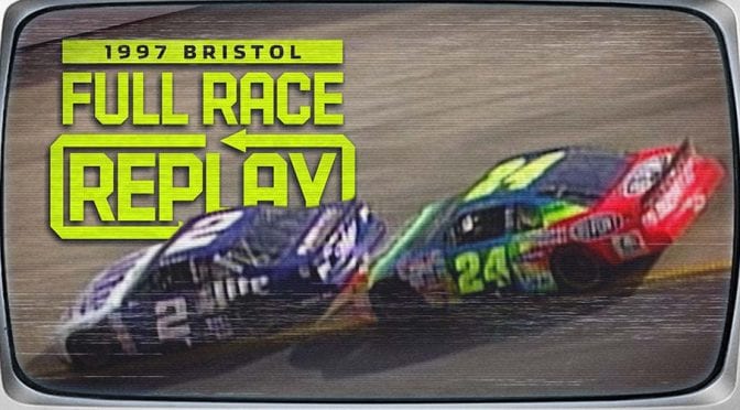 Rewatch 1997 Bristol race: Gordon bumps Wallace for win in final corner