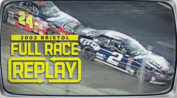 Rewatch 2002 Bristol race: Gordon beats Wallace with yet another bump and run