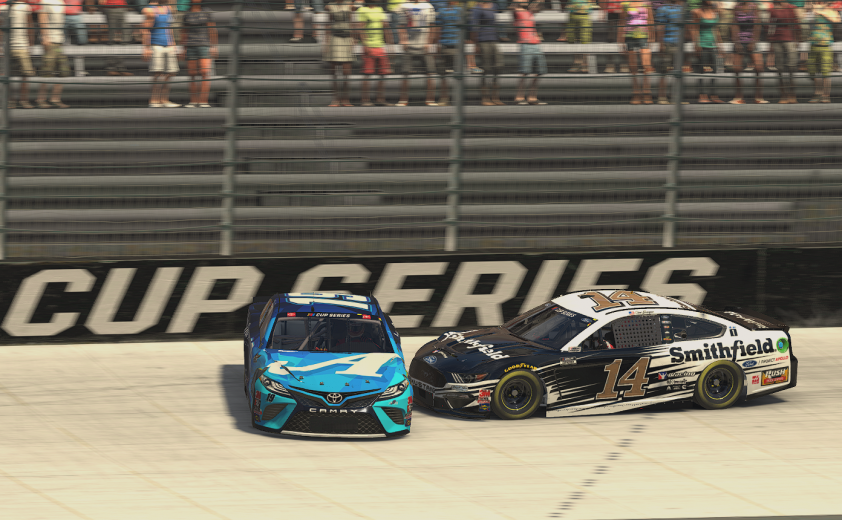 Bowyer Labonte Wreck Pro Invitational Bristol Enascar 2020