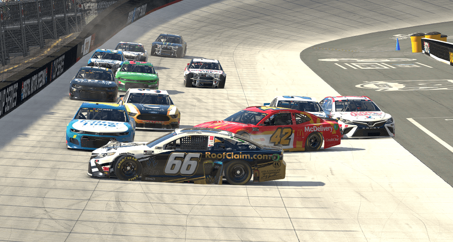 Hill Larson Wreck3 Main Pro Invitational Bristol Enascar 2020