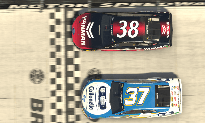 Nemechek Preece Battle3 Pro Invitational Bristol Enascar 2020