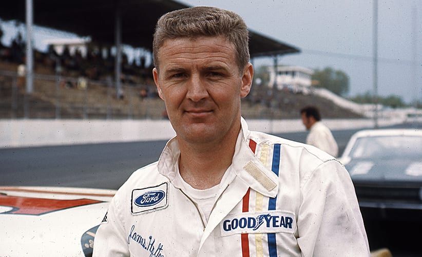 1970: James Hylton won his first career NASCAR Cup race early in the 1970 season at the Richmond (VA) International Raceway. That win came in his first-ever start in a Ford product. He would go on to finish third in the season-long Cup standings. (Photo by ISC Images & Archives via Getty Images)