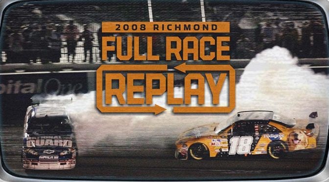 Featured Image for Rewatch: Kyle Busch-Dale Jr. contact in closing laps at Richmond in 2008