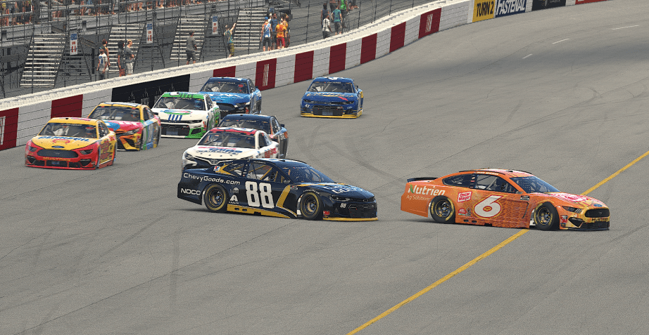Chastain Bowman Wreck Richmond Pro Invitational Enascar 2020