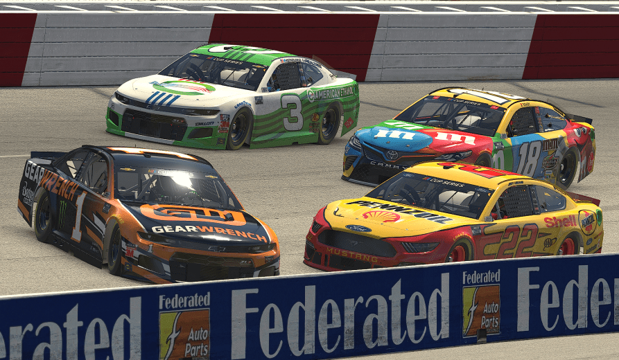 Multicar Wreck Richmond Pro Invitational Enascar 2020