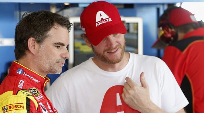 Featured Image for Gordon, Dale Jr. take aim at Cup regulars at virtual Talladega