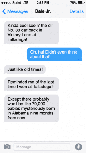 2020 April Talladegaetexts 6