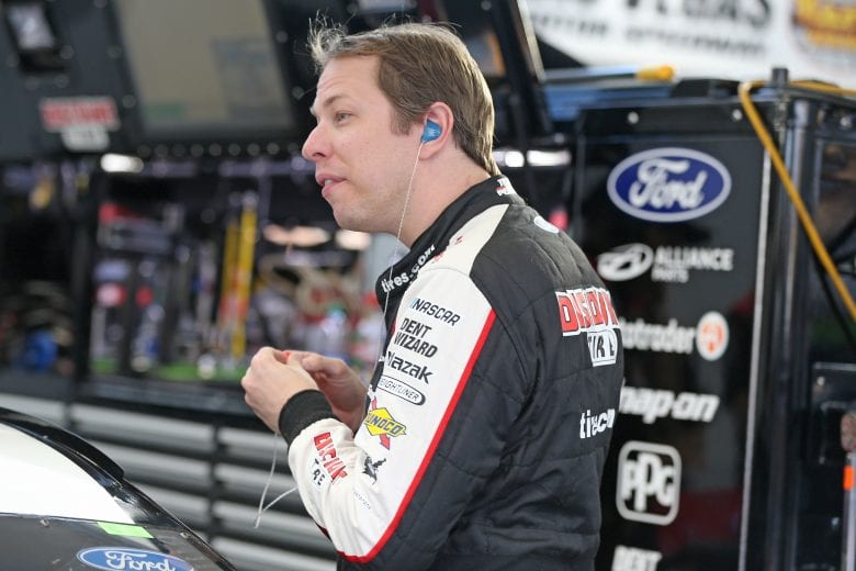 LAS VEGAS, NEVADA - FEBRUARY 21: Brad Keselowski, driver of the #2 Discount Tire Ford, stands by his car during practice for NASCAR Cup Series Penzoil 400 presented by Jiffy Lube at Las Vegas Motor Speedway on February 21, 2020 in Las Vegas, Nevada. (Photo by Matt Sullivan/Getty Images) | Getty Images