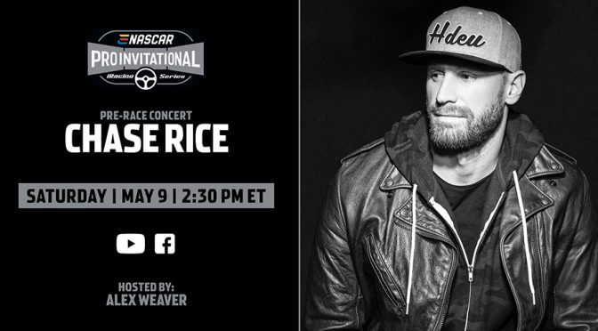 Chase Rice to perform North Wilkesboro Pro Invitational Series pre-race concert
